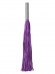 Фиолетовая плётка Leather Whip Metal Long - 49,5 см. Фиолетовая плётка Leather Whip Metal Long - 49,5 см.