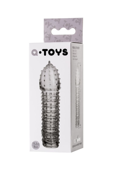 Прозрачная закрытая насадка на пенис TOYFA A-Toys - 15,2 см. Прозрачная закрытая насадка на пенис TOYFA A-Toys - 15,2 см.