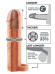 Телесная насадка с кольцом Perfect 2 Extension with Ball Strap - 19 см. Телесная насадка с кольцом Perfect 2 Extension with Ball Strap - 19 см.