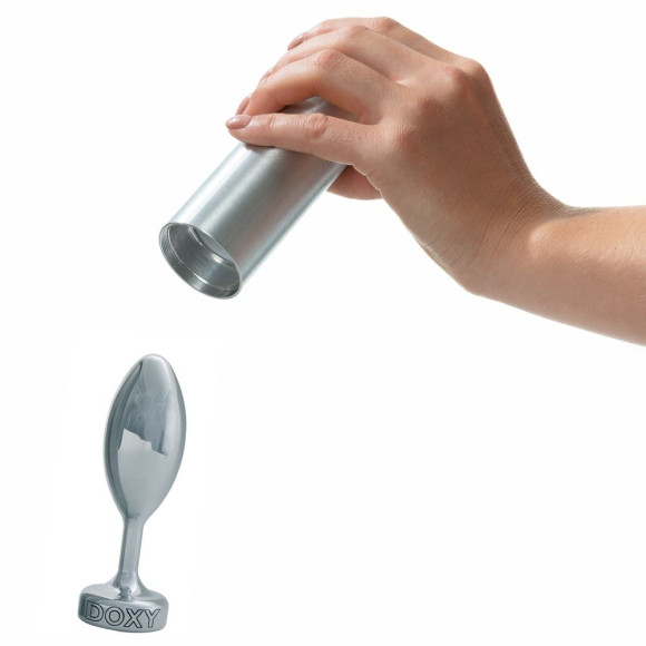 Серебристая анальная втулка Doxy Smooth Butt Plug - 10,5 см. Серебристая анальная втулка Doxy Smooth Butt Plug - 10,5 см.