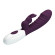 Фиолетовый вибратор-кролик Naughty Bunny - 19,8 см. Фиолетовый вибратор-кролик Naughty Bunny - 19,8 см.