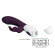 Фиолетовый вибратор-кролик Naughty Bunny - 19,8 см. Фиолетовый вибратор-кролик Naughty Bunny - 19,8 см.