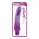 Фиолетовый вибратор  AMMY JELLY BRIGHT GLITTER PURPLE - 24,5 см.