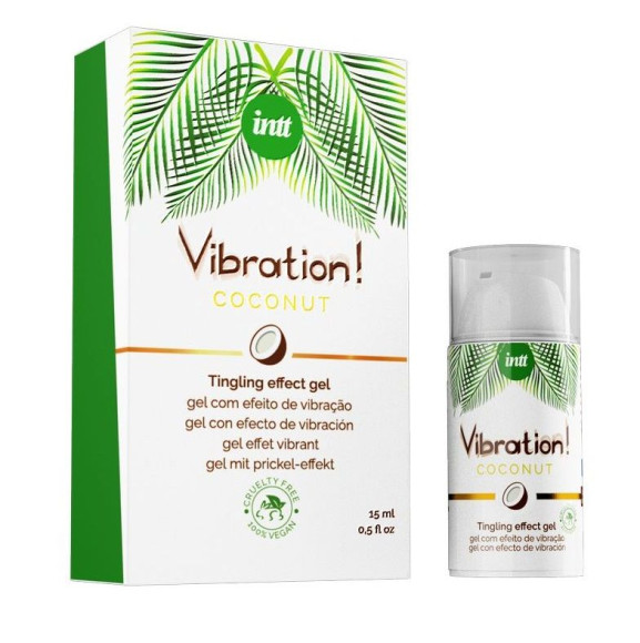 Возбуждающий гель с ароматом кокоса Vibration Coconut - 15 мл. Возбуждающий гель с ароматом кокоса Vibration Coconut - 15 мл.