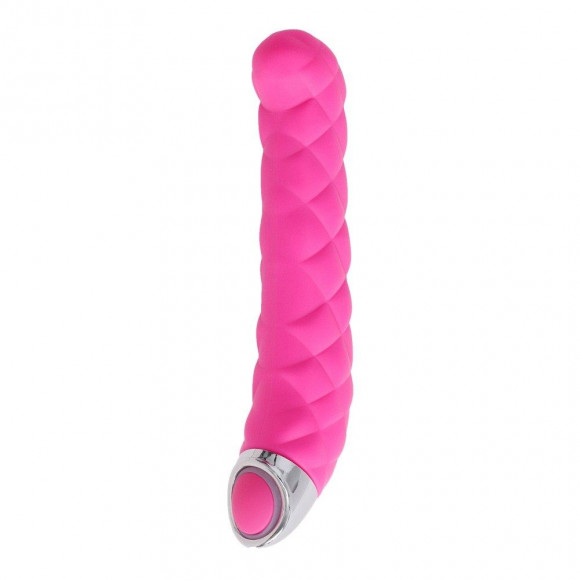 Розовый вибромассажер Infinity Textured Rechargeable G-Spot Vibrator - 17 см. Розовый вибромассажер Infinity Textured Rechargeable G-Spot Vibrator - 17 см.