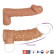 Телесная насадка с пупырышками и открытой головкой Nude Sleeve M - 12 см. Телесная насадка с пупырышками и открытой головкой Nude Sleeve M - 12 см.