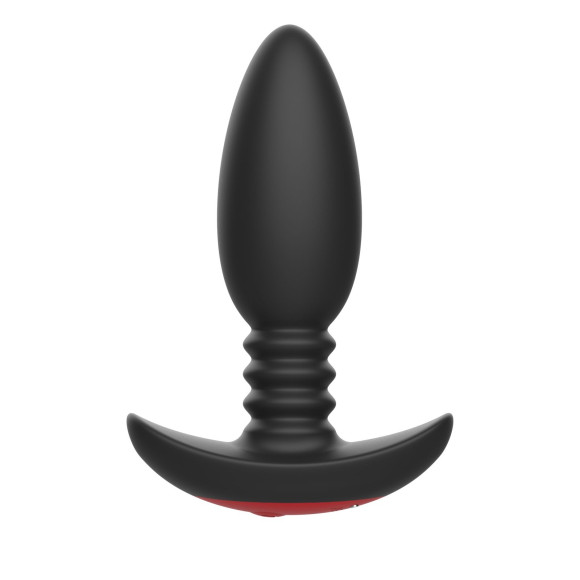 Черная анальная вибропробка Anal Vibrator с пультом ДУ - 13,5 см. Черная анальная вибропробка Anal Vibrator с пультом ДУ - 13,5 см.