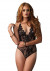 Кружевной тедди EYELASH LACE TRIMMED TEDDY
