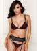 Изысканный комплект 3 PC STRAPPY LACE GARTER SET WITH CROTCH