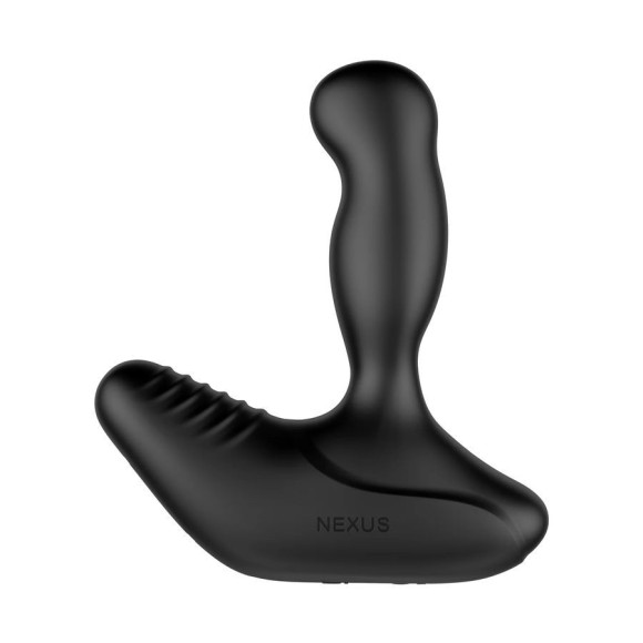 Черный вибромассажер простаты Nexus Revo Stealth с управлением через приложение
