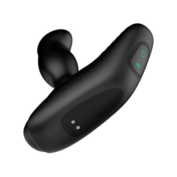 Черный вибромассажер простаты Nexus Revo Stealth с управлением через приложение
