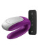 Фиолетовый вибромассажёр для пар Satisfyer Double Fun
