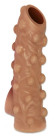 Телесная насадка с бугорками и открытой головкой Nude Sleeve M - 12 см. Телесная насадка с бугорками и открытой головкой Nude Sleeve M - 12 см.