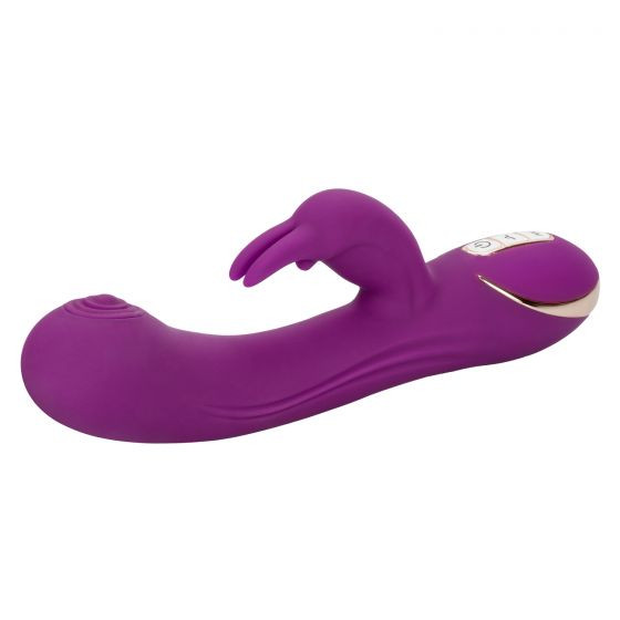 Фиолетовый вибратор-кролик Signature Silicone Thumping Rabbit с пульсирующим воздействием - 22,75 см. Фиолетовый вибратор-кролик Signature Silicone Thumping Rabbit с пульсирующим воздействием - 22,75 см.