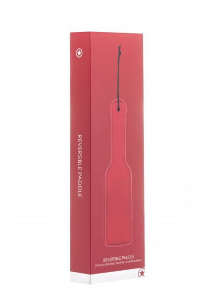 Чёрно-красный двусторонний пэддл Reversible Paddle - 32 см.