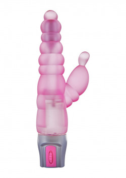 Розовый вибратор Hi-Tech Femme Fatale Pink - 22 см.