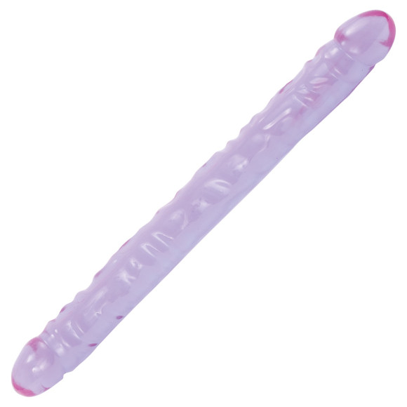 Двухсторонний фиолетовый фаллоимитатор Double Dong Purple Jellie - 46 см. Двухсторонний фиолетовый фаллоимитатор Double Dong Purple Jellie - 46 см.