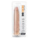 Телесный вибратор Cock Vibe 1 - 22,8 см.