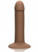 Бежевый вибромассажёр с присоской LUXE Touch-Sensitive Vibrator - 16,5 см.