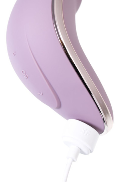 Сиреневый вакуум-волновой вибростимулятор клитора Satisfyer Vulva Lover 1