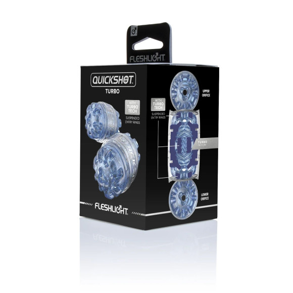 Мастурбатор Fleshlight Quickshot Turbo Blue Ice Мастурбатор Fleshlight Quickshot Turbo Blue Ice