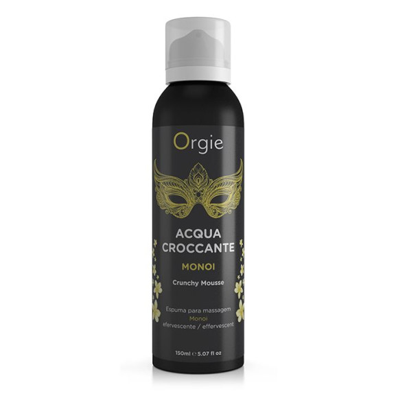 Хрустящая пенка для массажа Orgie Acqua Croccante Monoi с ароматом моной - 150 мл. Хрустящая пенка для массажа Orgie Acqua Croccante Monoi с ароматом моной - 150 мл.