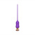 Фиолетовый тонкий стимулятор Nipple Vibrator - 23 см.