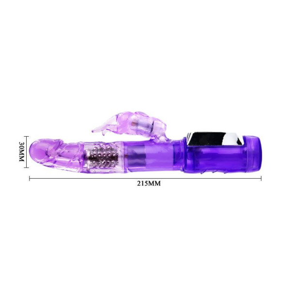 Фиолетовый ротатор Passionate Baron - 21,5 см. Фиолетовый ротатор Passionate Baron - 21,5 см.