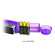 Фиолетовый ротатор Passionate Baron - 21,5 см. Фиолетовый ротатор Passionate Baron - 21,5 см.
