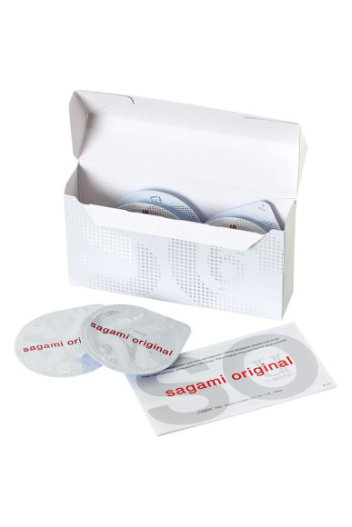 Ультратонкие презервативы Sagami Original 0.02 - 6 шт. Ультратонкие презервативы Sagami Original 0.02 - 6 шт.