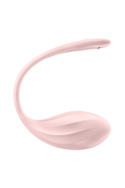 Розовое виброяйцо Ribbed Petal с пультом ДУ Розовое виброяйцо Ribbed Petal с пультом ДУ