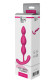 Розовый анальный стимулятор SILKY SMOOTH T-TEARDROP - 11 см.