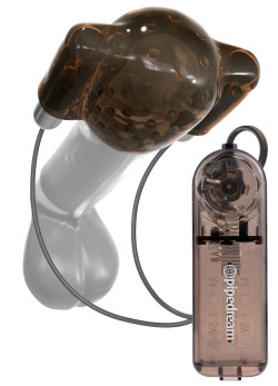 Дымчатый вибростимулятор головки пениса Dual Vibrating Head Teaser Дымчатый вибростимулятор головки пениса Dual Vibrating Head Teaser