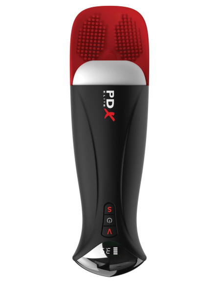 Мастурбатор в колбе с вибрацией Fuck-O-Matic Pro XL