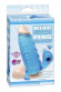 Голубая утолщающая насадка на пенис Deluxe Vibrating Penis Enhancer - 15 см.