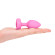 Розовый анальный плаг с кристаллом-сердцем Vibrating Heart Shape Jewel Plug S-M Розовый анальный плаг с кристаллом-сердцем Vibrating Heart Shape Jewel Plug S-M