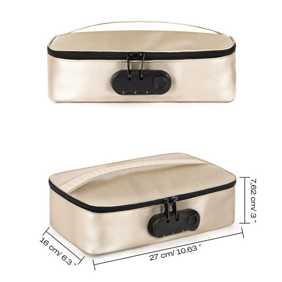 Золотистая сумочка для хранения игрушек Discreet Box Золотистая сумочка для хранения игрушек Discreet Box
