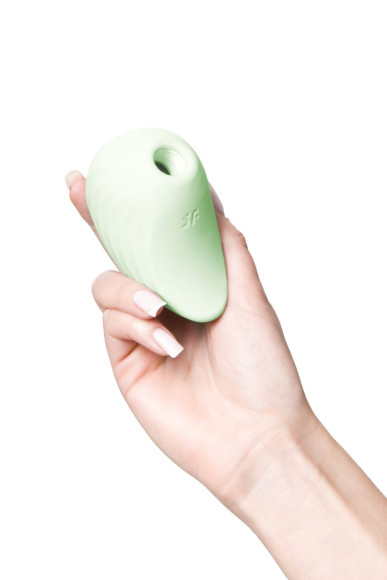 Салатовый вакуум-волновой стимулятор клитора Satisfyer Pearl Diver Салатовый вакуум-волновой стимулятор клитора Satisfyer Pearl Diver