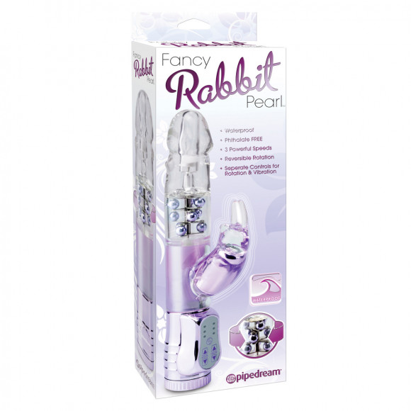 Вибратор хай-тек Fancy Rabbit Pearl - 25 см. Вибратор хай-тек Fancy Rabbit Pearl - 25 см.