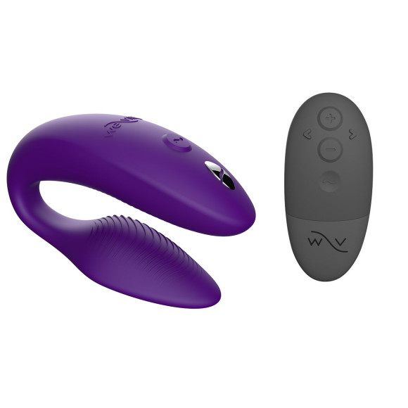 Фиолетовый вибратор для пар We-Vibe Sync 2 Фиолетовый вибратор для пар We-Vibe Sync 2