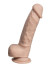 Телесный фаллоимитатор на присоске Real Skin Model 1 - 17,8 см.