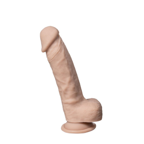 Телесный фаллоимитатор на присоске Real Skin Model 1 - 17,8 см. Телесный фаллоимитатор на присоске Real Skin Model 1 - 17,8 см.