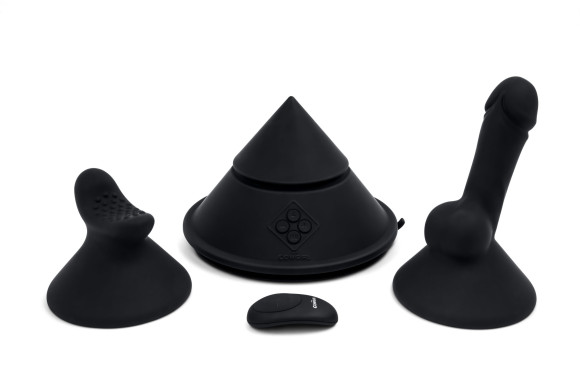 Конусный вибромассажер Cowgirl Cone с 2 насадками