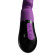 Фиолетовый вибратор Adrien Lastic Nyx 2.0 - 20,7 см.