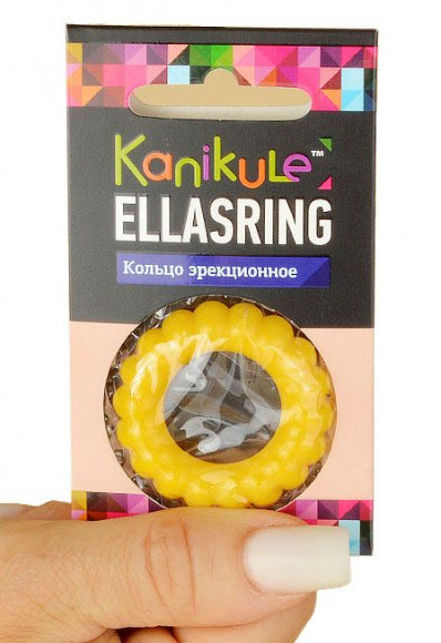 Цветное рельефное эрекционное кольцо Ellasring Цветное рельефное эрекционное кольцо Ellasring