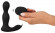 Черная анальная пробка с вибрацией, вращением и пультом ДУ RC Butt Plug with 2 Functions