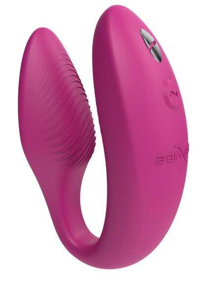 Розовый вибратор для пар We-Vibe Sync 2 Розовый вибратор для пар We-Vibe Sync 2