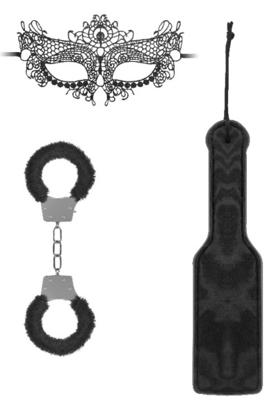 Черный игровой набор Introductory Bondage Kit №4 Черный игровой набор Introductory Bondage Kit №4