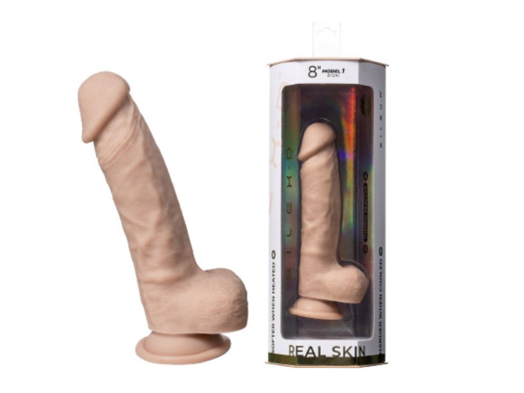 Телесный фаллоимитатор на присоске Real Skin Model 1 - 21 см. Телесный фаллоимитатор на присоске Real Skin Model 1 - 21 см.