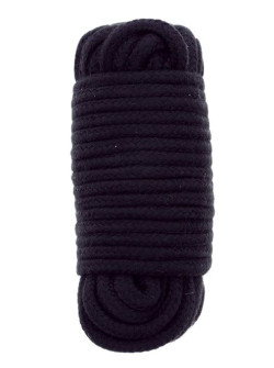 Черная веревка для связывания BONDX LOVE ROPE - 10 м. Черная веревка для связывания BONDX LOVE ROPE - 10 м.